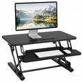 Adjustable Standing Desk Converter Black 80cm