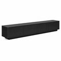 Black Wood TV Stand 200cm