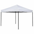 Outdoor Square Canopy Steel Frame Polyester Top 300cm