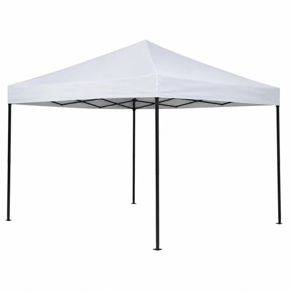 Outdoor Square Canopy Steel Frame Polyester Top 300cm