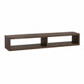 Wooden Rectangular TV Stand with Open Shelves 150cm