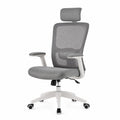 Mesh Adjustable Office Chair with Headrest and Armrests Gray