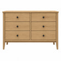 6-Drawer Oak Dresser 120cm